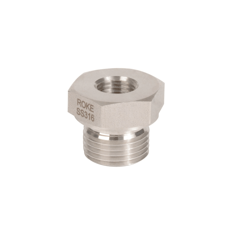 Hexagonal Head CNC Finishing Process Rustfrit stål Reduktion af bøsninger