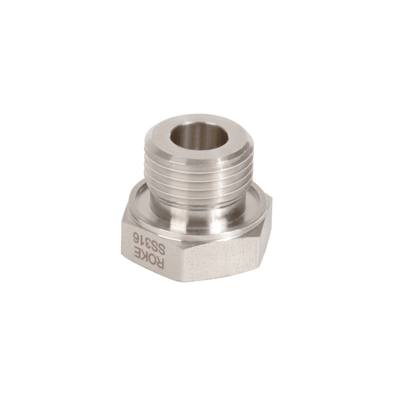 Hexagonal Head CNC Finishing Process Rustfrit stål Reduktion af bøsninger