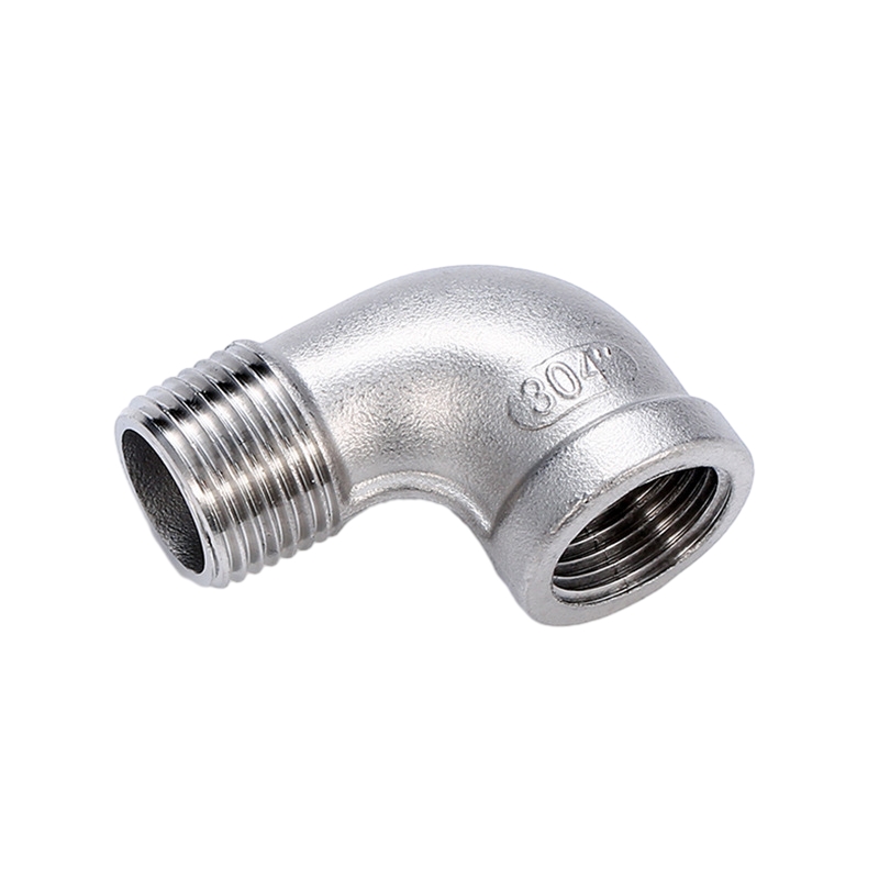 304 Rustfrit stål støbt 90 ° Street albue gevindrør fittings