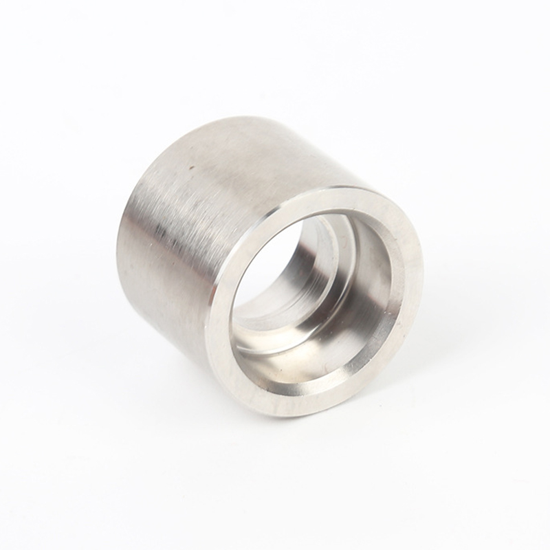Rustfrit stål dobbelt socket svejsning lige kobling smedet hurtig kobling
