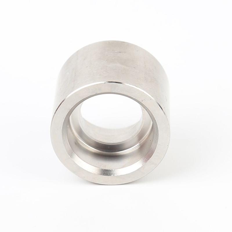 Rustfrit stål dobbelt socket svejsning lige kobling smedet hurtig kobling