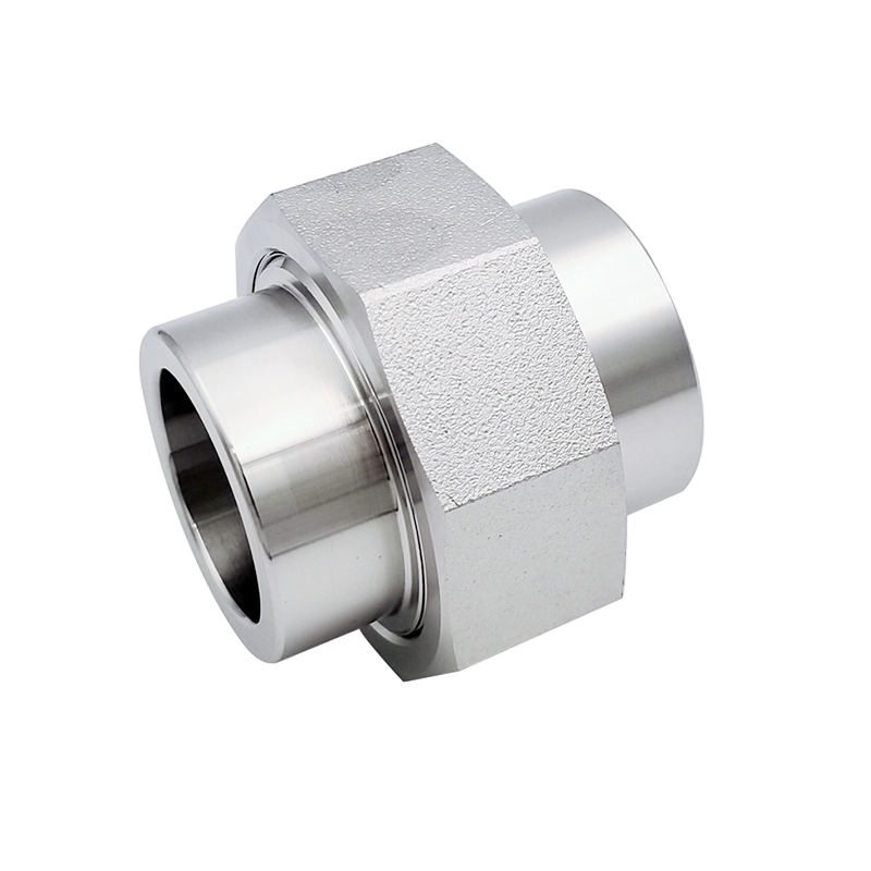 Lavtryk rustfrit stålforening med NPT -gevindrørfittings