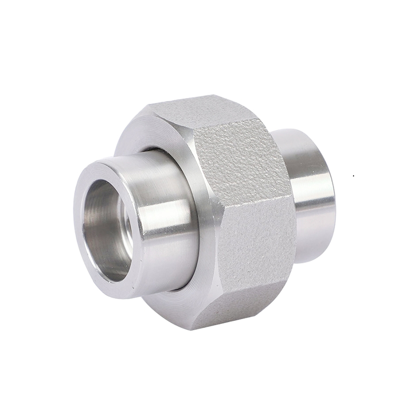 Lavtryk rustfrit stålforening med NPT -gevindrørfittings