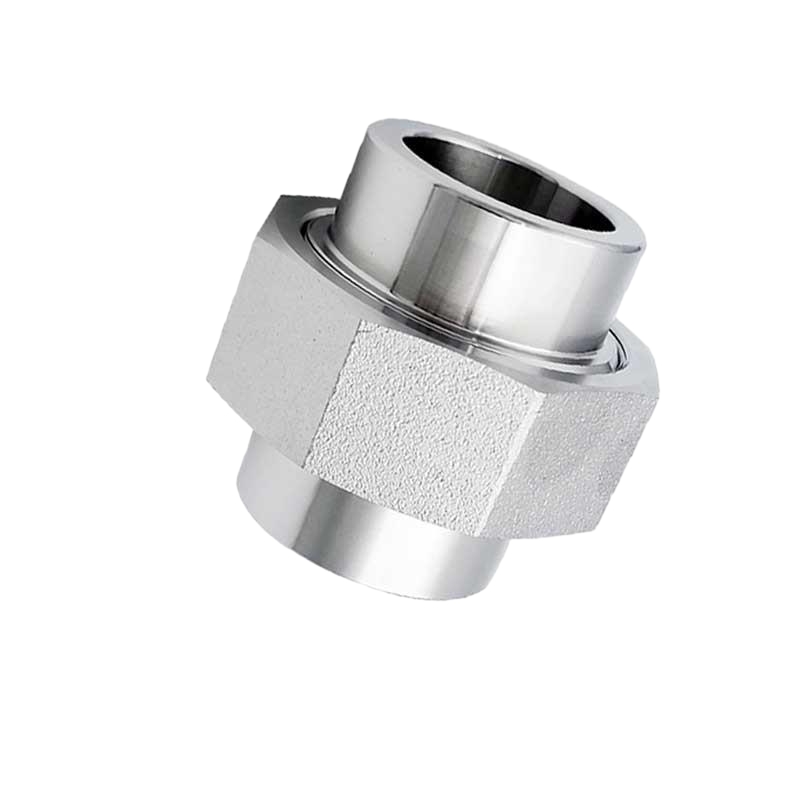 Lavtryk rustfrit stålforening med NPT -gevindrørfittings