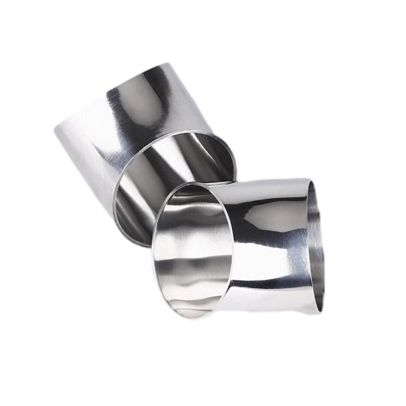 Tynd væg røv svejsning rustfrit stål 45 ° kort radiusrør bøjninger