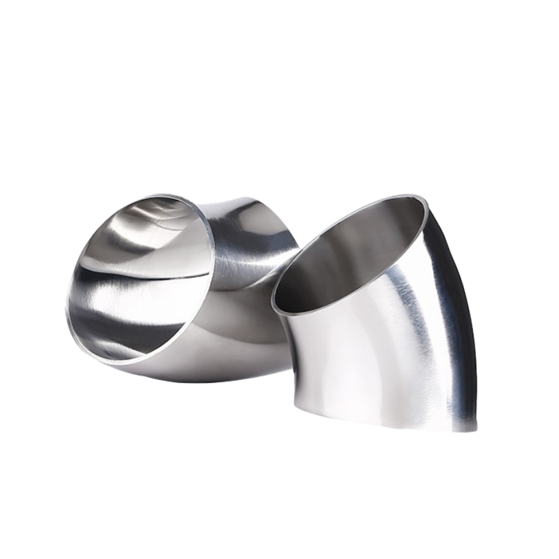 Tynd væg røv svejsning rustfrit stål 45 ° kort radiusrør bøjninger