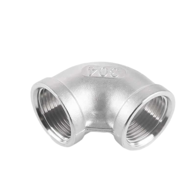 150# SS Pipe Connector gevind Fitting Street 90 ° grad Albue
