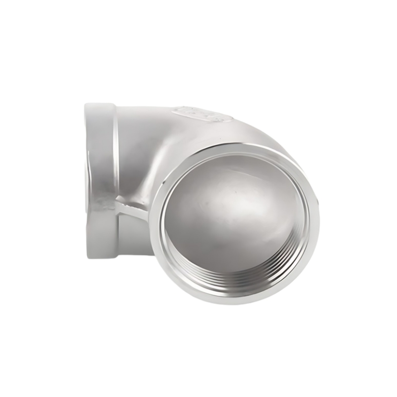 316L rustfrit stål varmt dyppet gevind 90 ° albue rør fittings