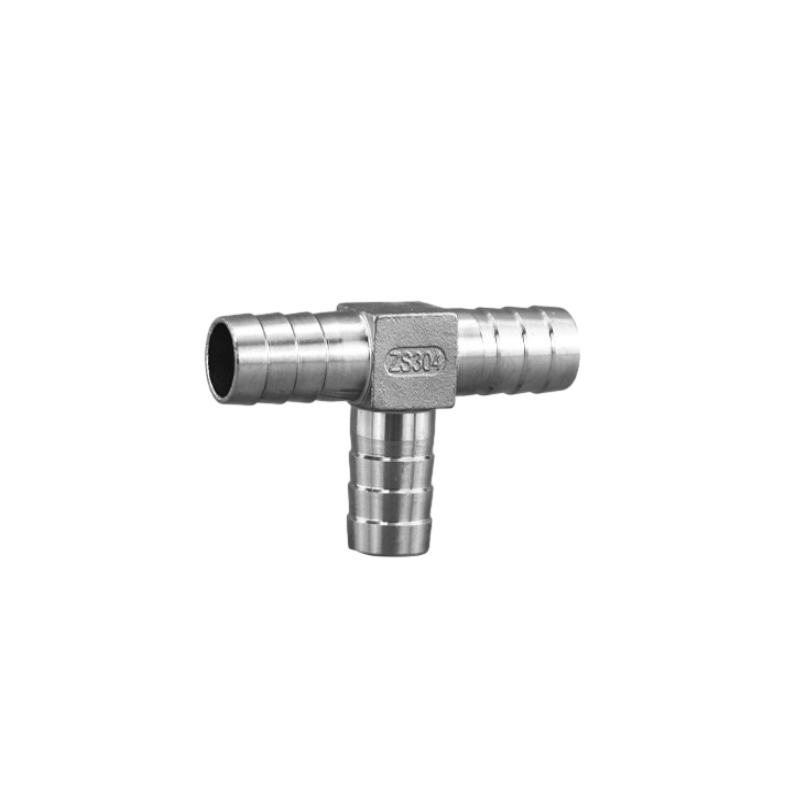 Rustfrit stål pigtrør tee tube fittings tre-vejs slangeforbindelse