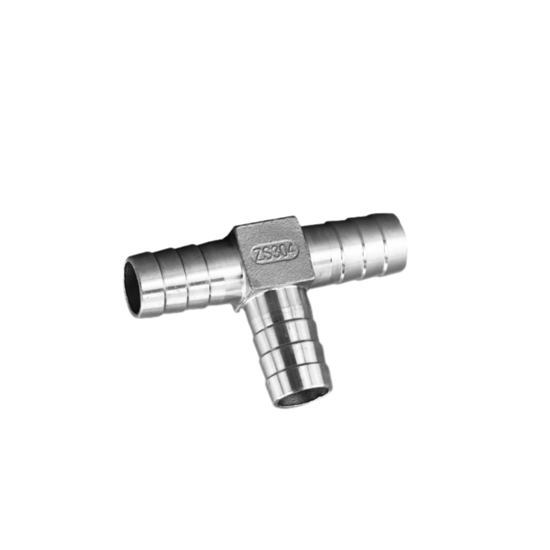Rustfrit stål pigtrør tee tube fittings tre-vejs slangeforbindelse